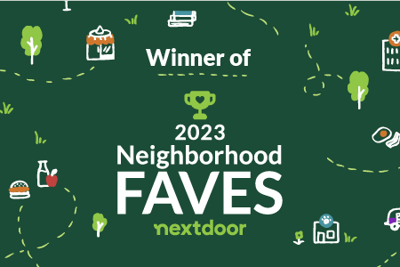 Winner of 2023 Neighborhood FAVE Nextdoor